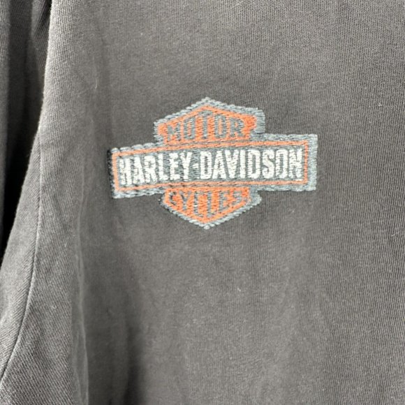Harley-Davidson Sublimated Embroidered‎ Long Sleeve Men's Tee Size Large - Picture 4 of 7